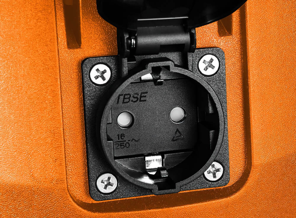 Odkurzacz przemysłowy NEO TOOLS 04-738 Praca z elektronarzędziami Automatyczne gniazdo do 2000 W zdrowe warunki pracy  oszczędność czasu