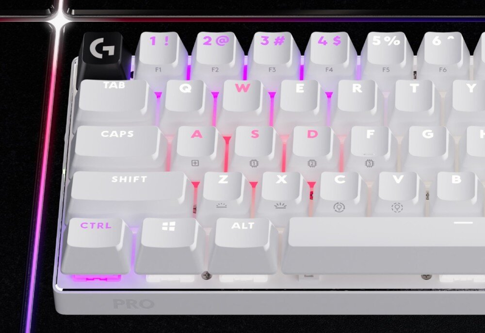 Klawiatura LOGITECH G PRO X 60 Lightspeed Biały klawisze programowanie