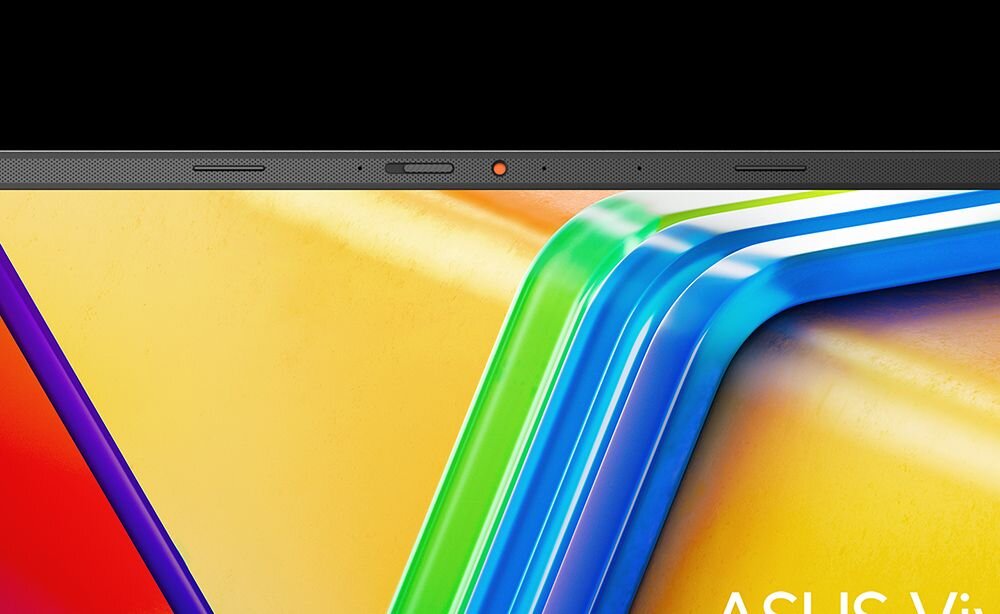 Laptop ASUS VivoBook 17X M3704YA - zasłona kamery internetowej