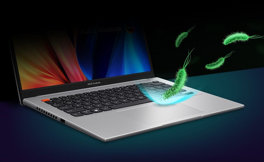 Laptop ASUS VivoBook S16 Flip TN3604YA - technologia antybakteryjna