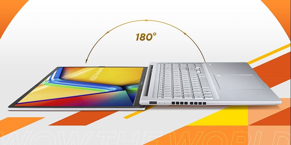 Laptop ASUS VivoBook 16 - otwarta pokrywa