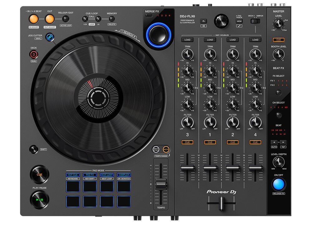 Kontroler DJ PIONEER DDJ-FLX6 GT - Serato Pitch ‘n Time DJ