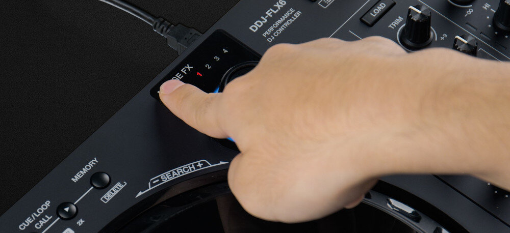 Kontroler DJ PIONEER DDJ-FLX6 GT - Prosta obsługa Merge FX