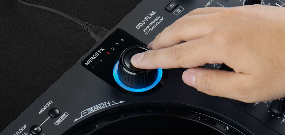 Kontroler DJ PIONEER DDJ-FLX6 GT - Proste przejścia