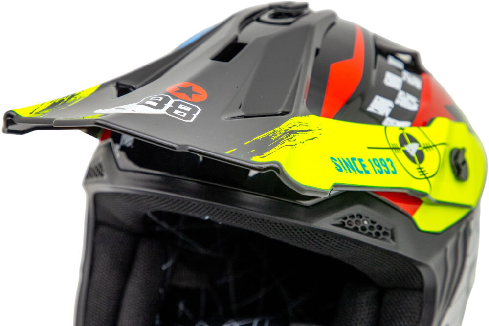Kask motocyklowy TORQ TORQ-911 biało-czarny (rozmiar XL) tworzywo abs wentylacja szybka