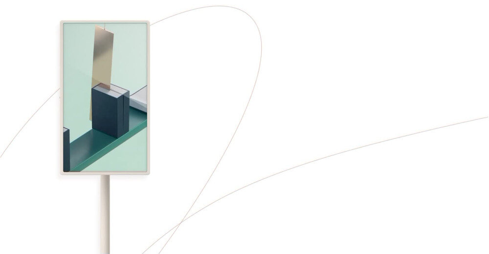 Telewizor LG 27ART10AKPL - możliwość obrotu w pionie i poziomie