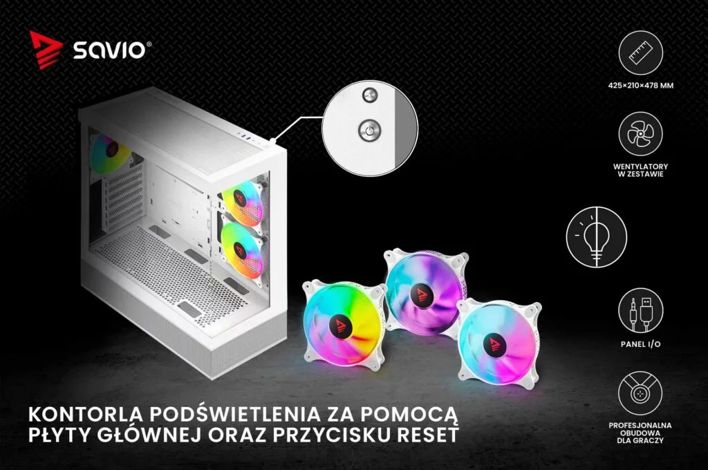 Sigma X1 WHITE na czarnym tle 04 kontrola podswietlenia PL