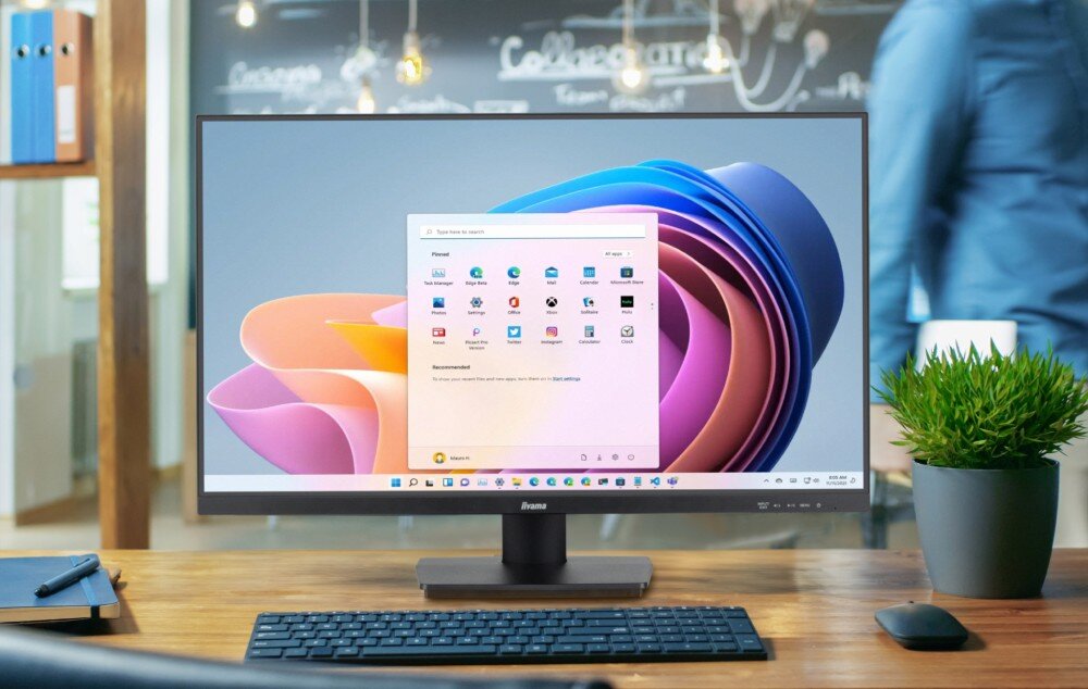 Monitor IIYAMA ProLite XU2493HS-B6 23.8 1920x1080px IPS 100Hz 0.5 ms [MPRT] obraz jakość matryca rozdzielczość jasność kolory