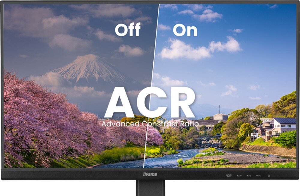 Monitor IIYAMA ProLite XU2493HS-B6 23.8 1920x1080px IPS 100Hz 0.5 ms [MPRT] kontrast automatyczna regulacja funkcje