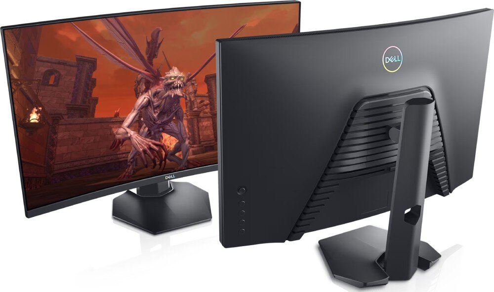 Monitor DELL S2721HGFA 27 1920x1080px 144Hz 1 ms [MPRT] Curved wygląd zastosowanie