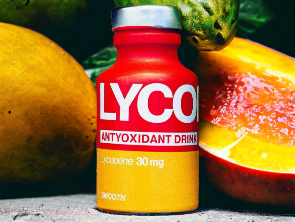 Napój LYCOPEN PRO Antyoxidant Drink Smooth Mango 15 x 250 ml w pelni wartosciowy i naturalny suplemen bogaty w antyoksydanty wysoka dawka likopenu 30 mg dziennie zmniejsza zachorowalnosc na raka o 30-40% obniza ryzyko smiertelnosci w przypadku nowotowrow o srednio 54%