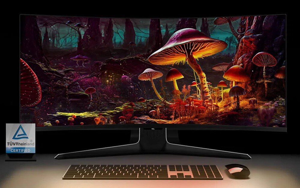 Monitor TCL 34R83Q 34 3440x1440px 170Hz 1 ms [GTG] Curved certyfikat ochrona oczu niebieskie światło