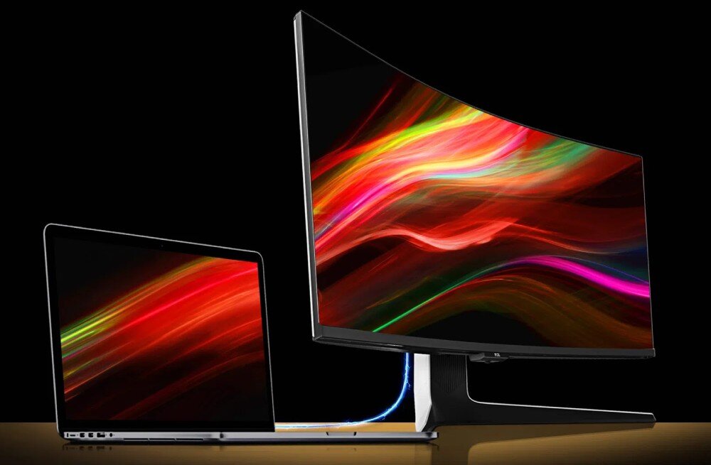 Monitor TCL 34R83Q 34 3440x1440px 170Hz 1 ms [GTG] Curved USB-C moc ładowanie