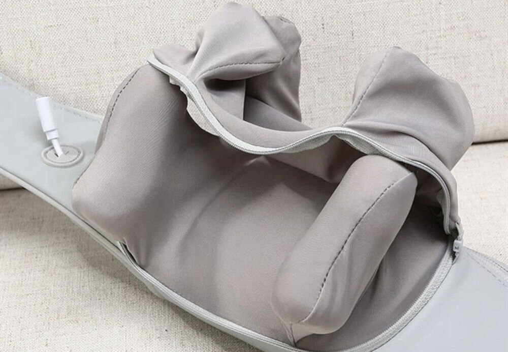 Masażer do karku PANGAO K6 Zdejmowana osłona materiałowa zdejmowany pranie pokrowiec tkanina higiena komfort użytkowanie