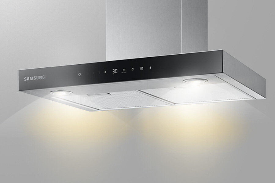 Funkcja okapu NK24C5703TS - Oświetlenie LED - energooszczędne i efektywne Funkcja okapu Samsung NK24C5703TS - Oświetlenie LED - energooszczędne i efektywne