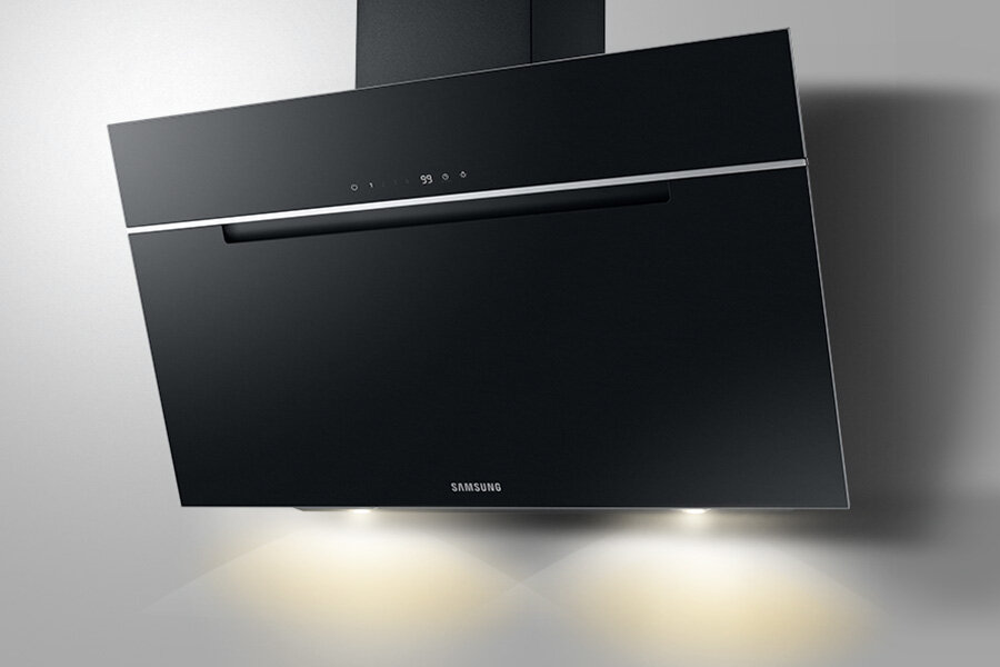 Okap NK36C7070WB posiada oświetlenie LED, które jest energooszczędne Okap Samsung NK36C7070WB posiada oświetlenie LED, które jest energooszczędne