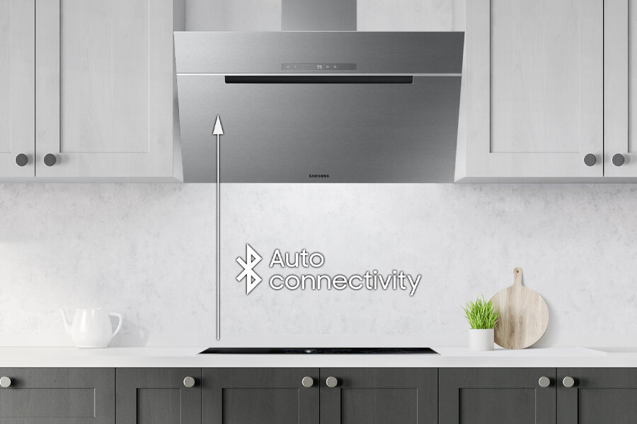 Media Expert - okap skośny Samsung NK36C7070WS - funkcja Bluetooth