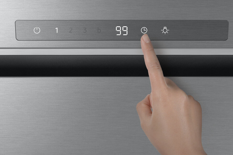 Media Expert - okap Samsung NK36C7070WS - sterowanie dotykowe Media Expert - okap skośny Samsung NK36C7070WS - sterowanie dotykowe