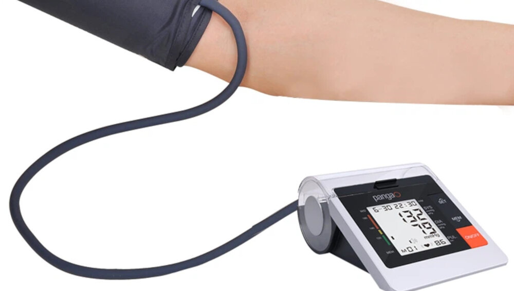 Ciśnieniomierz PANGAO PG800B10 Podwójne źródło zasilania baterie zasilacz sieciowy automatyczne wyłączanie