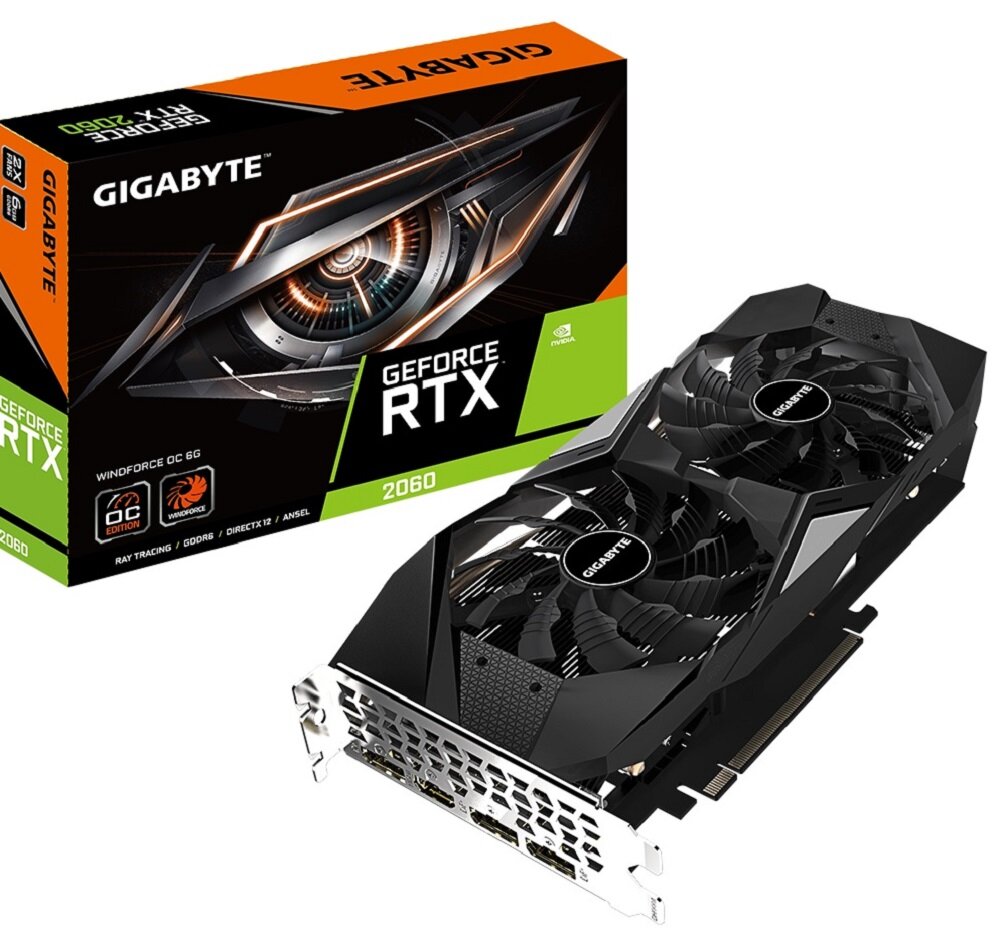 Karta-graficzna Gigabyte Geforce RTX 2060 WINDFORCE OC 6G wydajność płynność wyświetlanej grafiki NVIDIA Turing