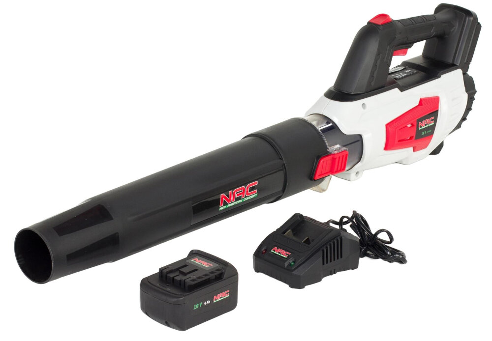 Dmuchawa do liści NAC BB18-B40-S akumulatorowa zestaw