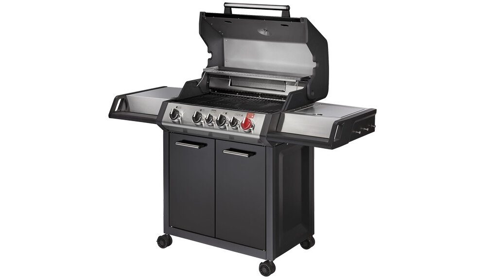 Grill gazowy ENDERS Monroe Black Pro 4 IK Turbo 837033 jakosc wygoda niezawodne rezultaty perfekcyjne grillowanie wmiary 153,5 x 58 x 118,5 cm waga 54 kg
