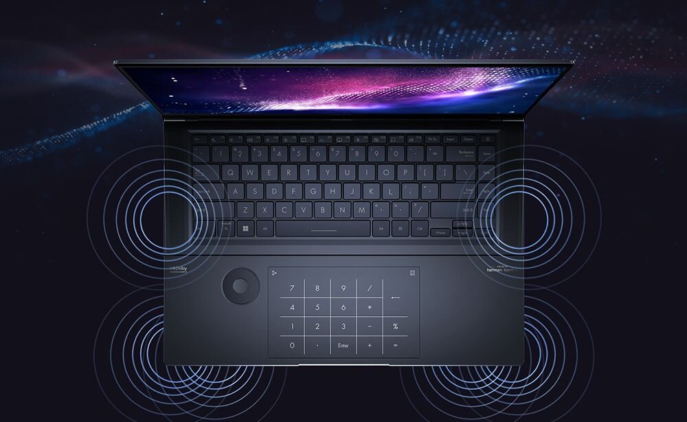 Laptop ASUS ZenBook Pro 16X UX7602BZ - Doskonały dźwięk