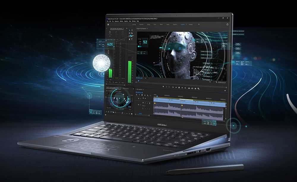 Laptop ASUS ZenBook Pro 16X UX7602BZ - GeForce RTX 4080