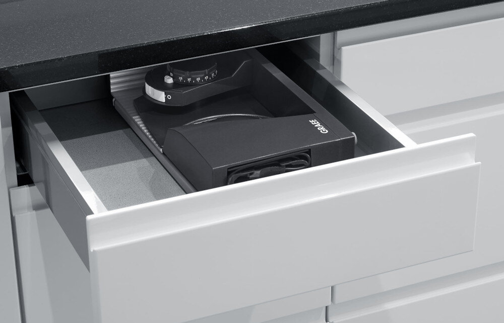 Krajalnica GRAEF Foldable MYtiny MT1006 Oszczędność miejsca składana konstrukcja wysokość wymiary