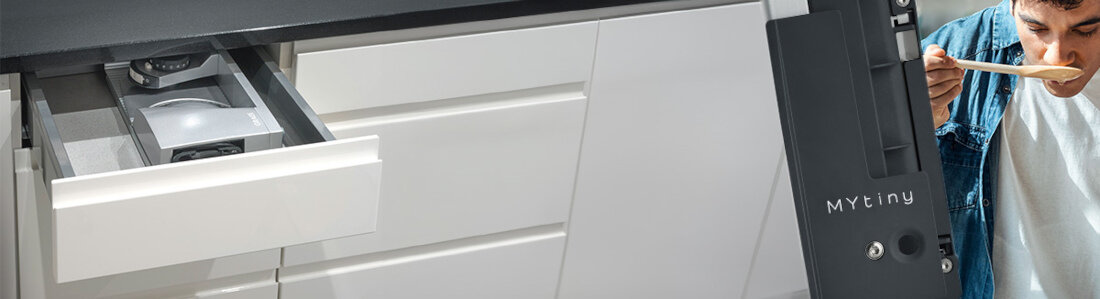 Krajalnica GRAEF Foldable MYtiny MT1000 Oszczędność miejsca składana konstrukcja wysokość wymiary