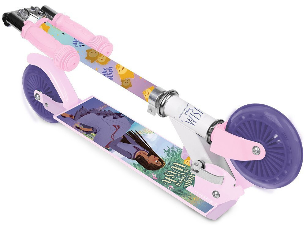 Hulajnoga dla dzieci DISNEY Wish skladana konstrukcja niewielka waga 2,5 kg