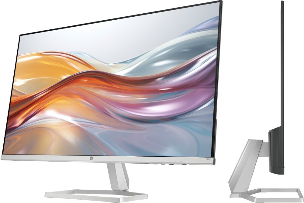 Monitor HP 527sf 27 1920x1080px IPS 100Hz obudowa kolor ramka nachylenie regulacja