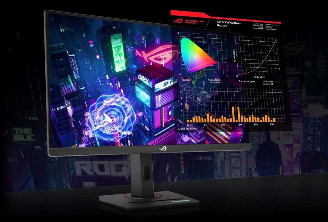 Monitor ASUS ROG Strix XG27UCS - 110% pokrywa przestrzeń sRGB