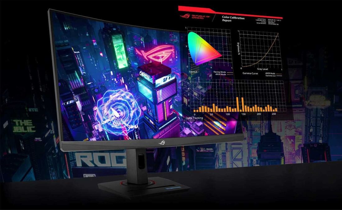 Monitor ASUS ROG Strix XG27WCS - 110% pokrywa przestrzeń sRGB