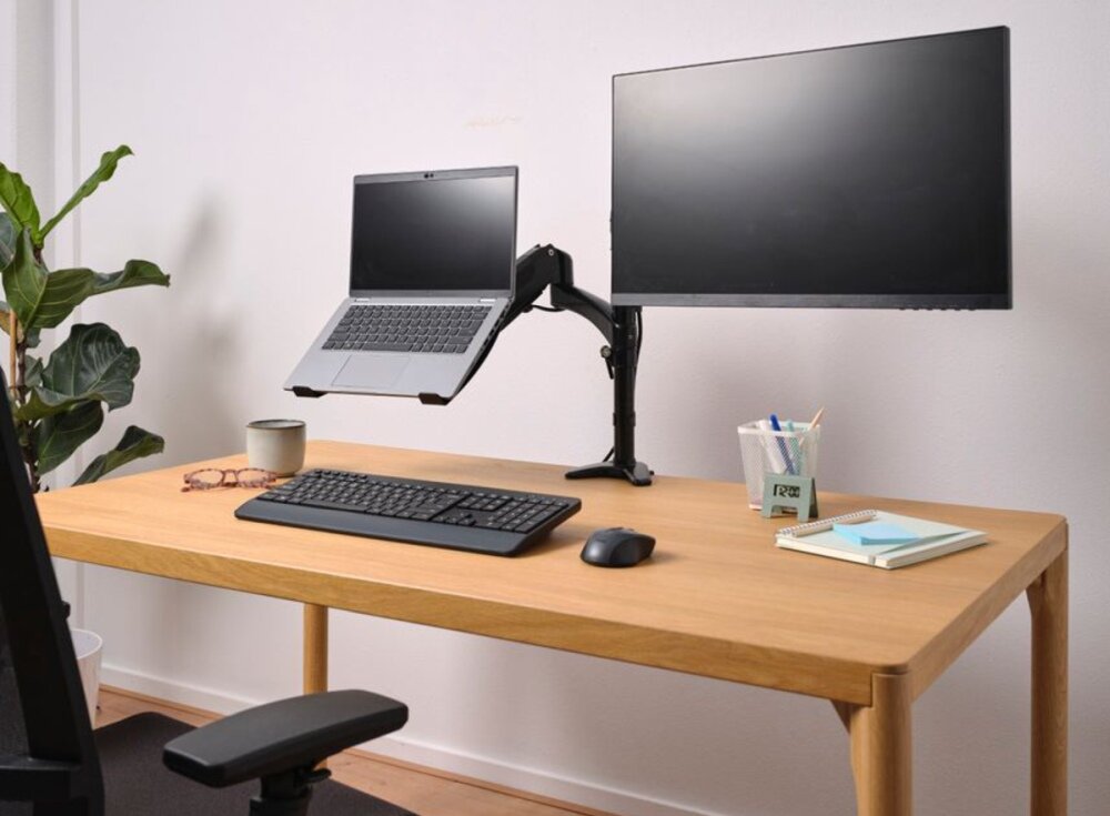 Uchwyt do monitora TRUST Mara 32 cali Czarny podstawka do notebooka monitor laptop przekatna 