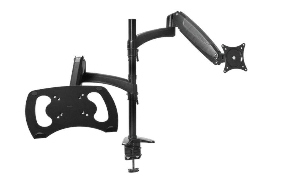 Uchwyt do monitora TRUST Mara 32 cali Czarny podstawka do notebooka glebokosc obrot katy nachylenia 