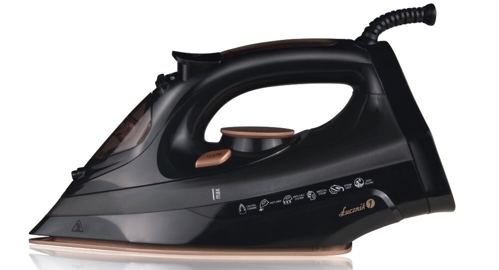 Żelazko ŁUCZNIK SI-920 oszczędność czasu, do każdego rodzaju materiału, bez plam, odporność na uszkodzenia, łatwa obsługa, funkcje ułatwiające pielęgnację