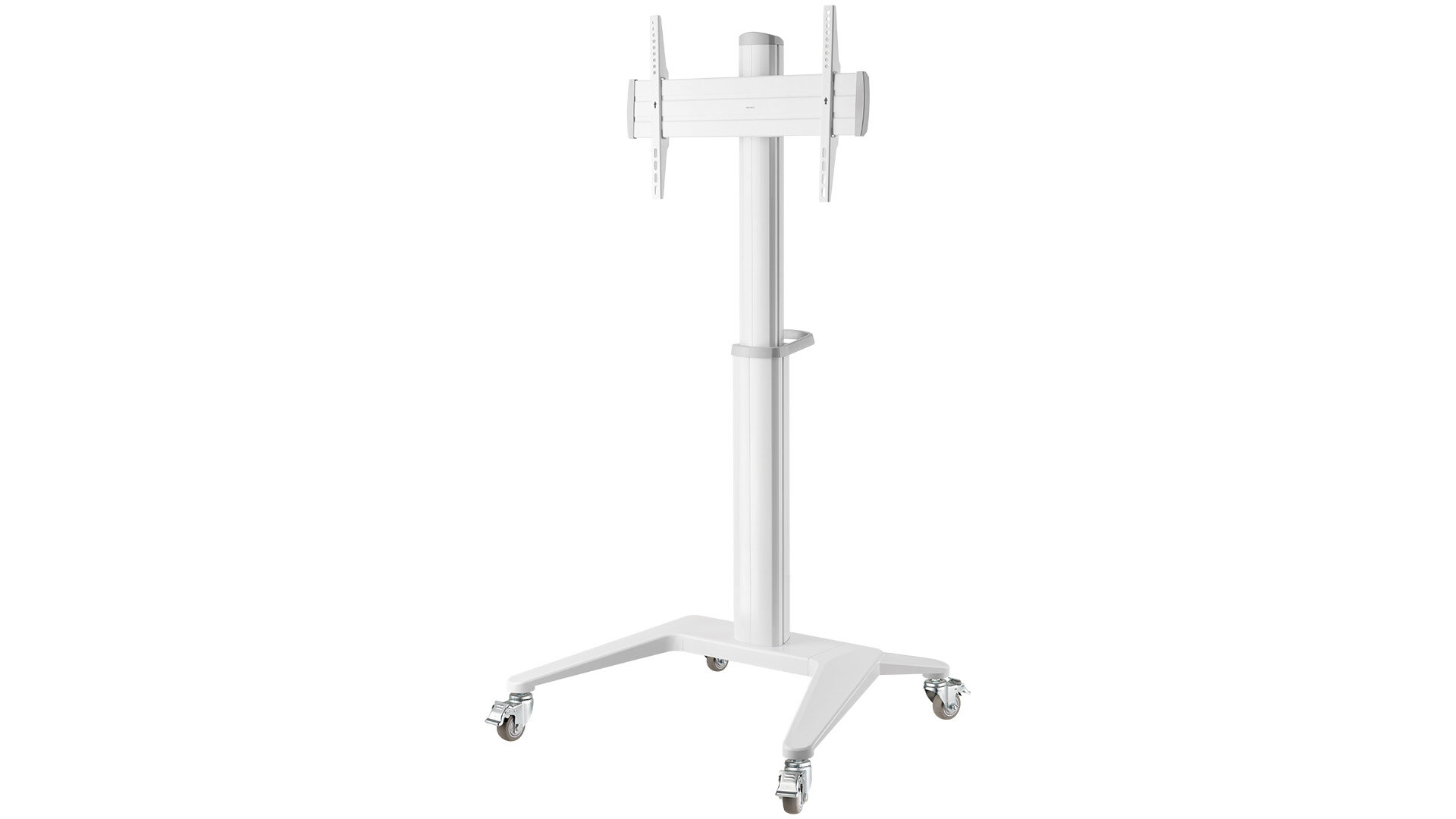 Stojak podłogowy DELTACO ARM-0452 do TV 37-70 cali Biały zarzadzanie kable stojak konstrukcja smuklosc