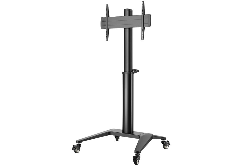 Stojak podłogowy DELTACO ARM-0451 do TV 37-70 Cali Czarny porzadek elegancja konstrukcja funkcjonalnosc design 