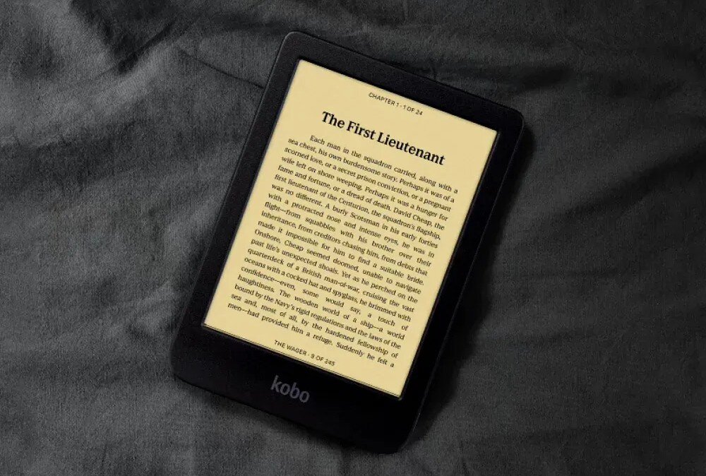 Czytnik e-booków KOBO Clara BW 6, Podświetlany ekran, Wi-Fi, Bez reklam Czarny komfort wzrok regulacja