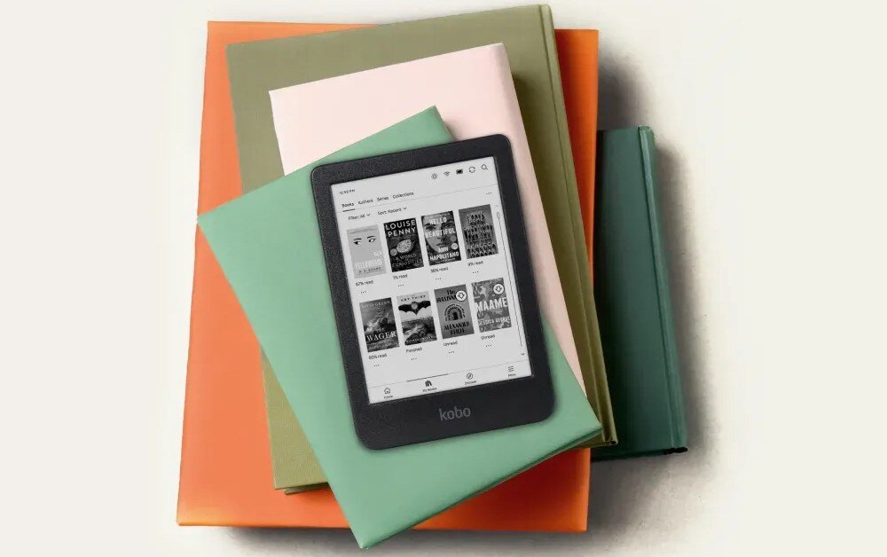 Czytnik e-booków KOBO Clara BW 6, Podświetlany ekran, Wi-Fi, Bez reklam Czarny pamieć pojemność bateria ładowanie