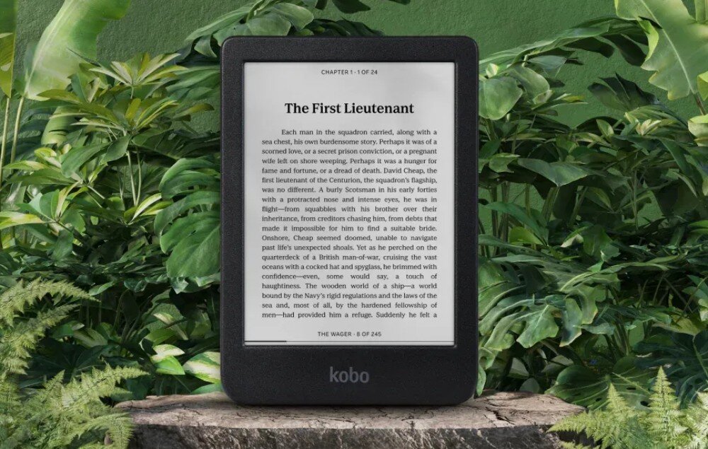 Czytnik e-booków KOBO Clara BW 6, Podświetlany ekran, Wi-Fi, Bez reklam Czarny ekologia środowisko