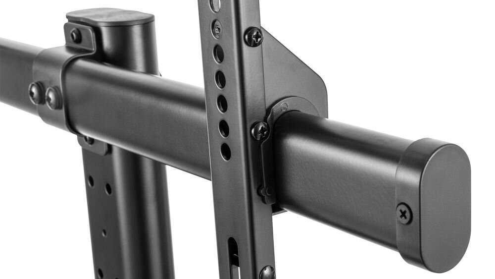 Stojak podłogowy DELTACO ARM-1401 do TV 32-55 cali Czarny zarzadzanie kable porzadek bezpieczenstwo gwarancja