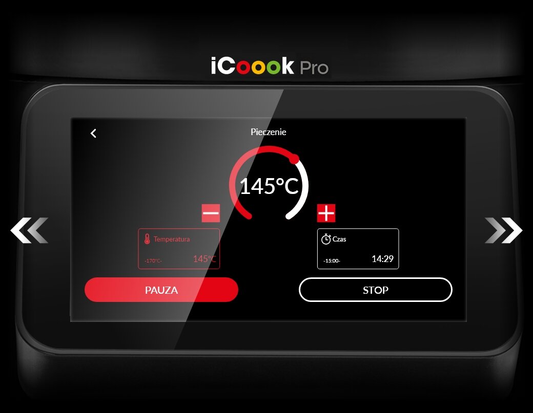 Wyświetlacz termorobota z temperaturą.