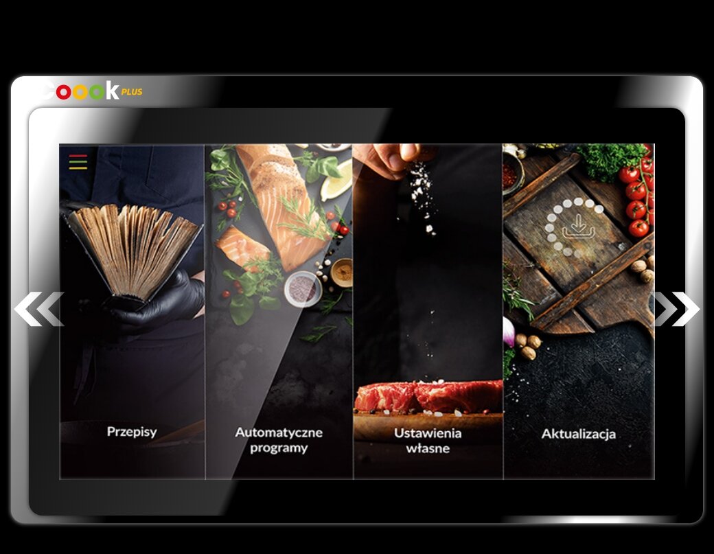 Wyświetlacz z przepisami.