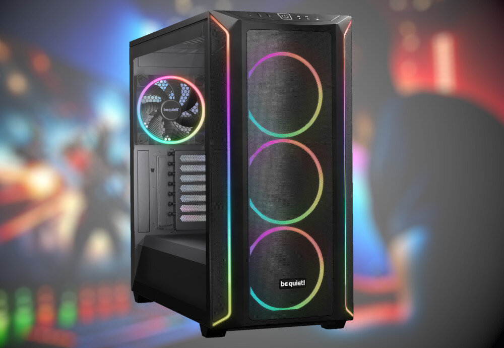 Komputer MAD DOG BQ800FX-A03DRV2 R9-7950X3D 64GB RAM 2TB SSD Radeon RX7900XTX obudowa wygląd wentylatory przewiew okno bok wyciszenie