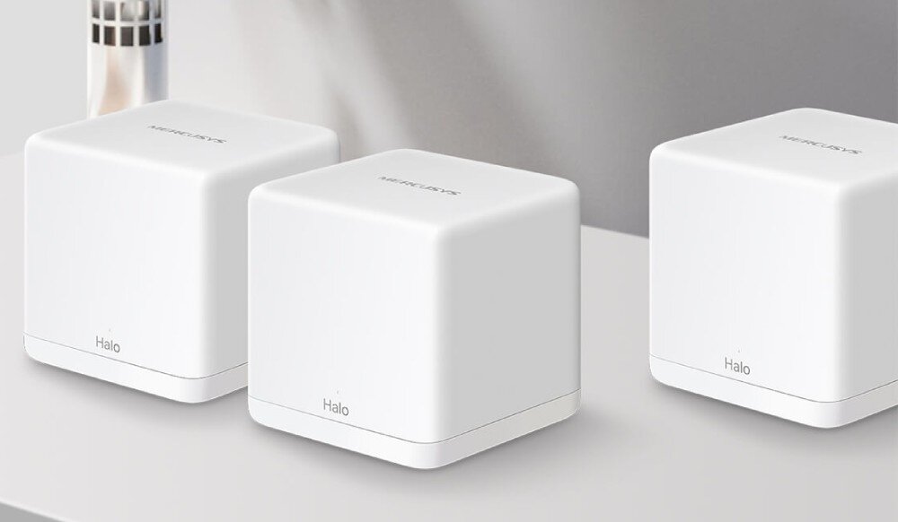 Router MERCUSYS Halo H60X 2.4 / 5 GHz (DualBand), Wi-Fi Mesh (3 szt.) opis