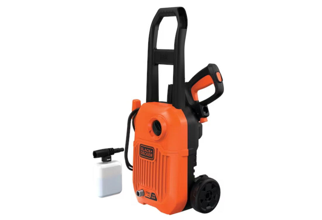 Myjka ciśnieniowa BLACK & DECKER BEPW1650-QS Funkcja samozasysania wody źródła wody wygodne rozwiązanie