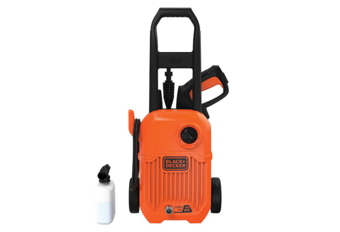 Myjka ciśnieniowa BLACK & DECKER BEPW1650-QS Wytrzymała pompa aluminiowa
