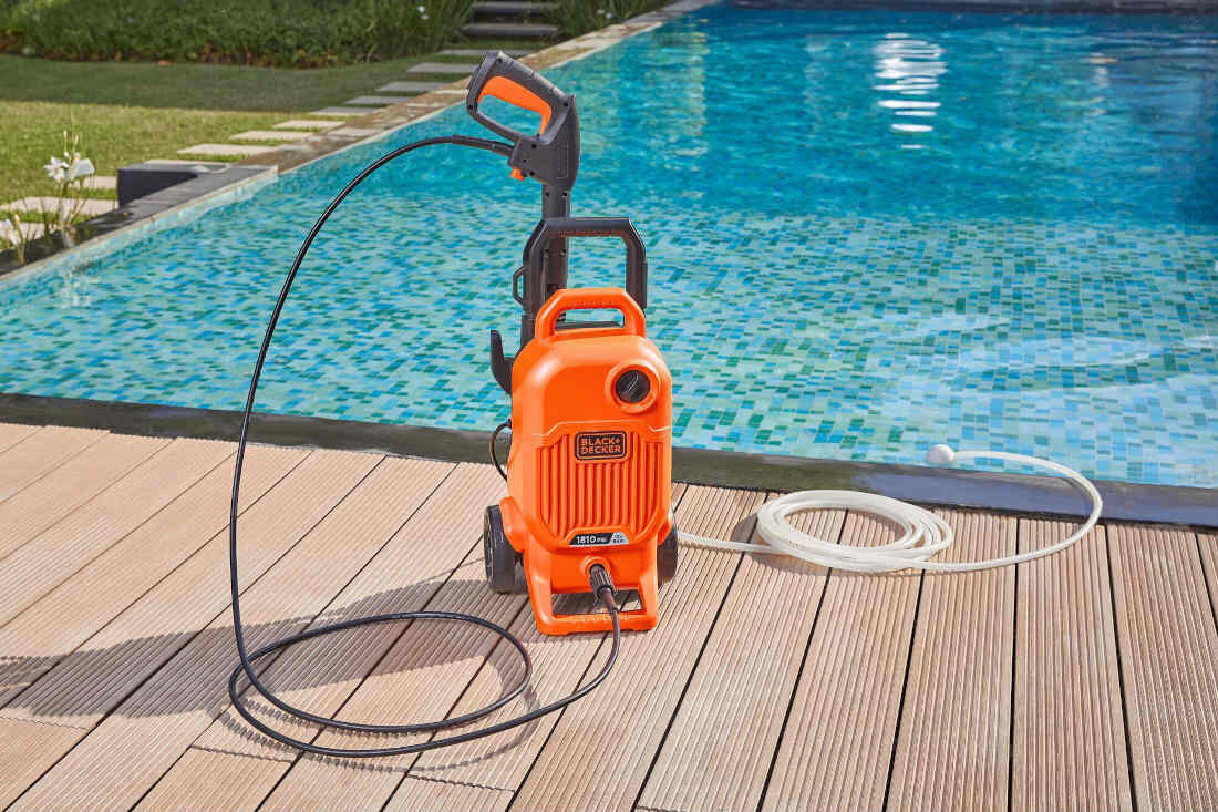 Myjka ciśnieniowa BLACK & DECKER BEPW1700-QS Funkcja samozasysania wody alternatywne źródła